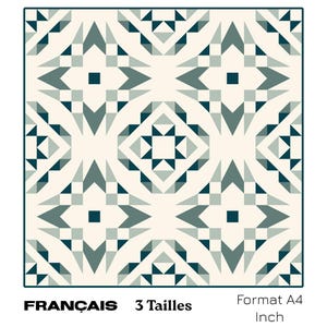 Mosaïque Patron de Quilt PDF en Français