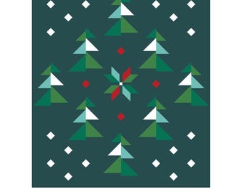 Evergreen Circle Quilt Anleitung PDF Englisch