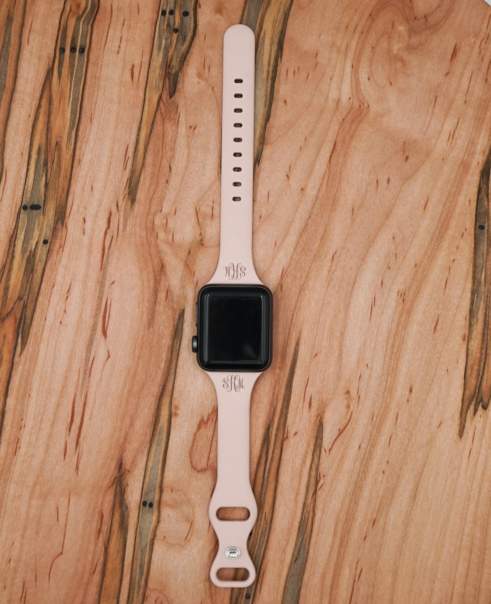 Personalized Apple Watch Band Monogram Apple Watch Strap Etsy