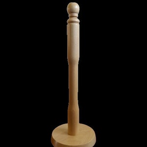 Beechwood Paper Towel Holder Stand image 4