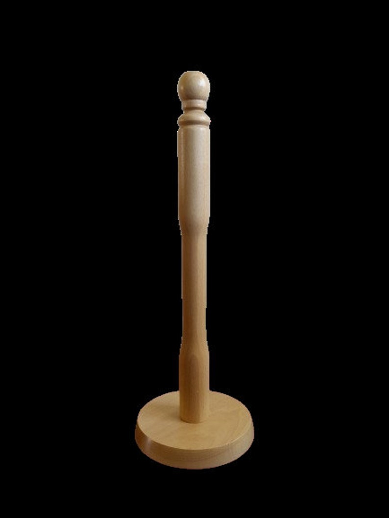 Beechwood Paper Towel Holder Stand image 4