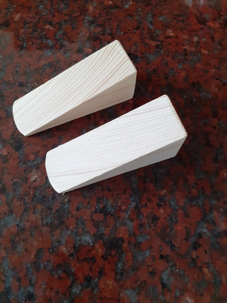 Airplane Wooden Door Stop Wedges image 8