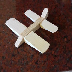 Airplane Wooden Door Stop Wedges image 1