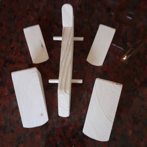 Airplane Wooden Door Stop Wedges image 3