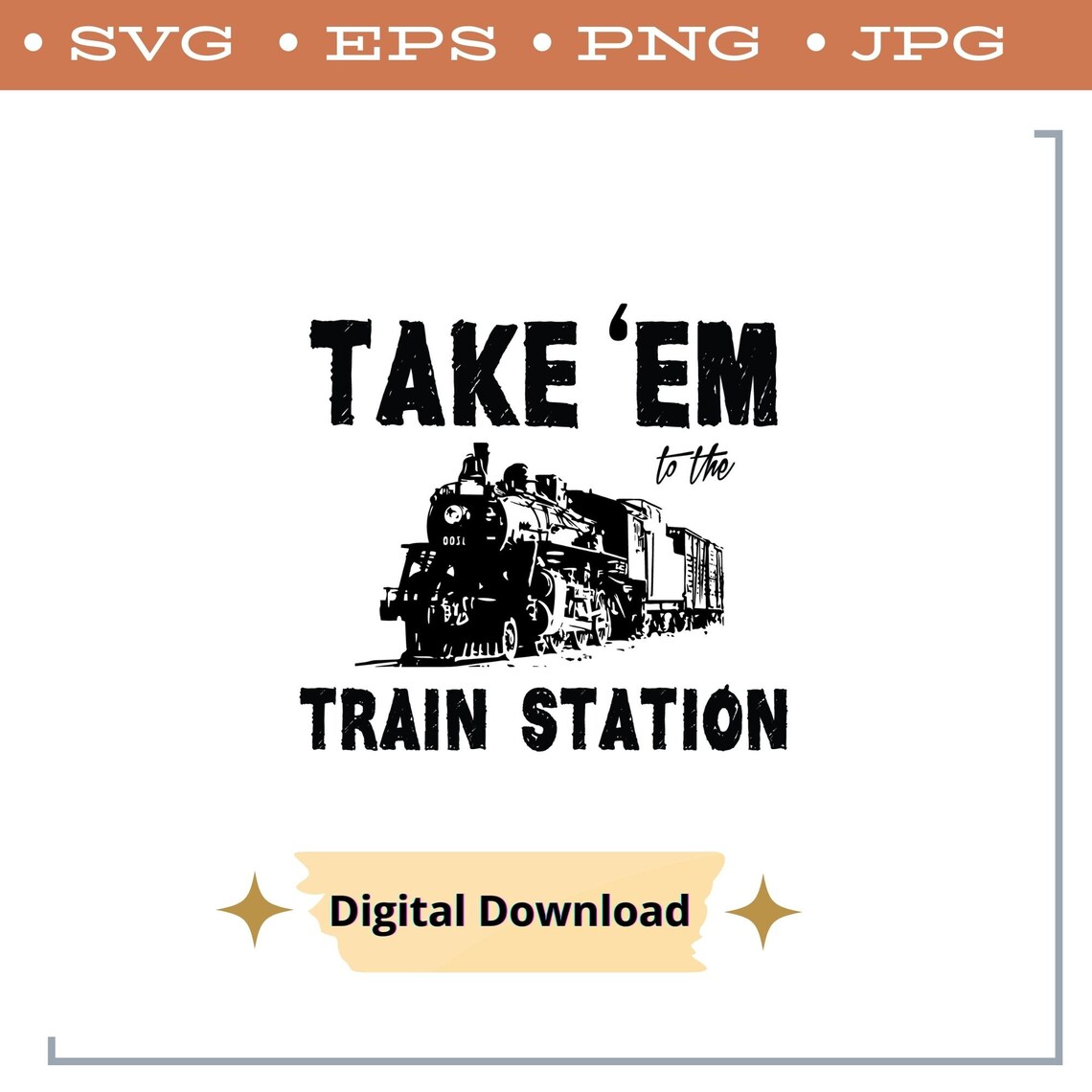 Take 'em to the Train Station Svg Yellowstone Svg Dutton Etsy