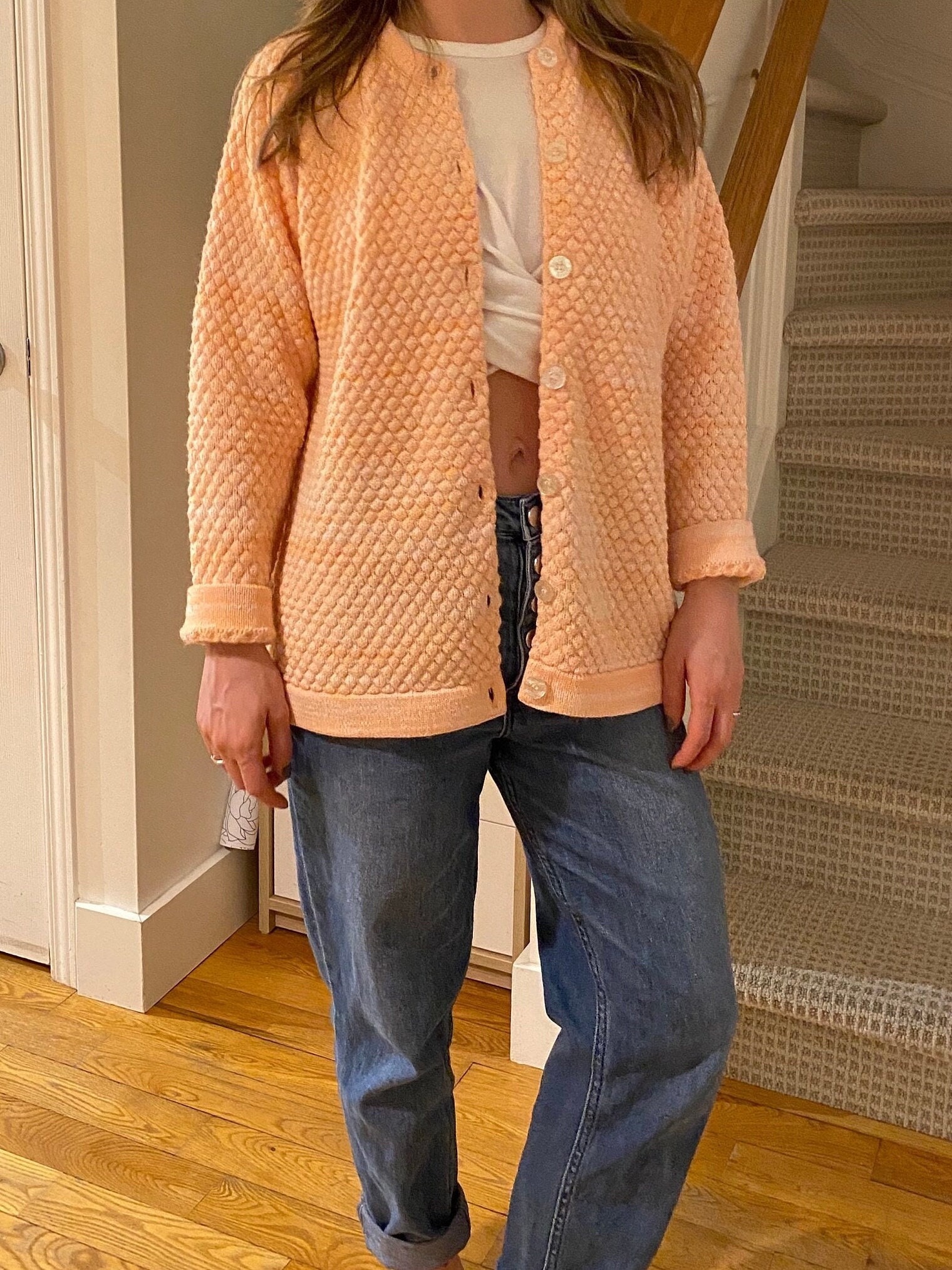 Plus size hotsell orange cardigan