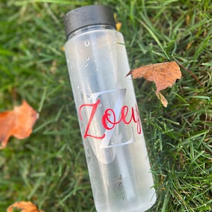 Custom Water Bottle with Straw | Personalized Name Bottle or Logo | Bridesmaid Gift | Kids, Sports, Adult, Gym