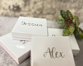 Personalized Bridesmaid Empty Gift Box| Necklace Box | Bracelet Box | Bridesmaid Proposal Box | Bridesmaid Gifts Will You Be My Bridesmaid