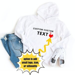 Personalized hoodie | custom hoodie | custom printing | unisex hoodie | customized hoodie | text hoodie| hoodie for men| hoodie for women