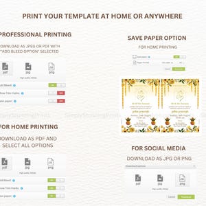 Griha Pravesh Invitation: Indian Housewarming Pooja Card (DIY Template) image 6