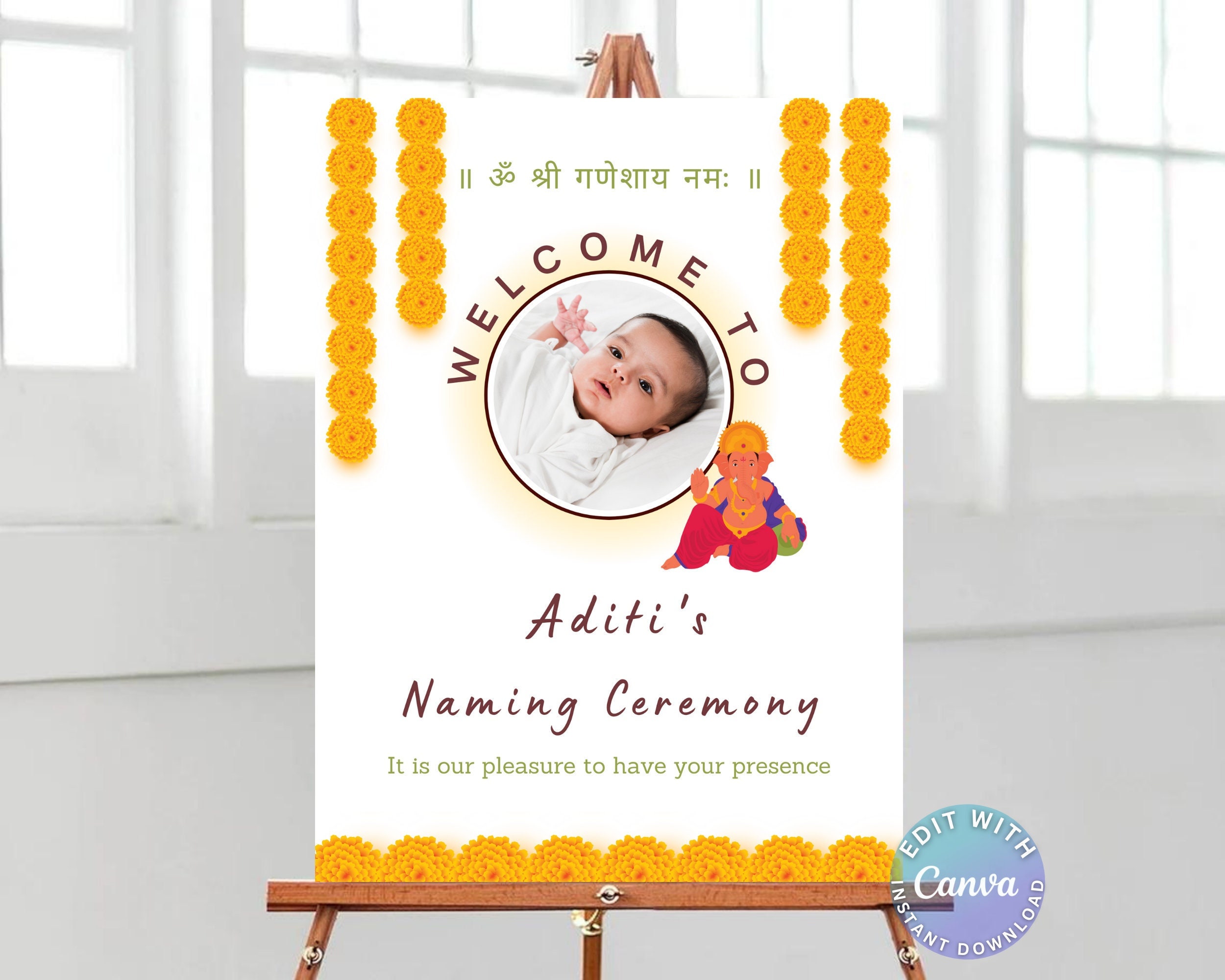 Hindu Naming Ceremony Banners