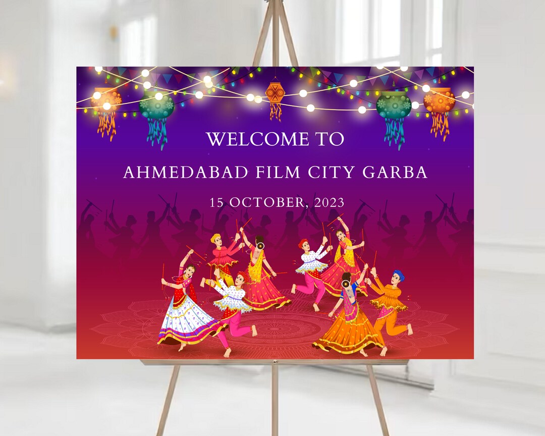 Navratri Poster Navratri Sign 2023 Etsy