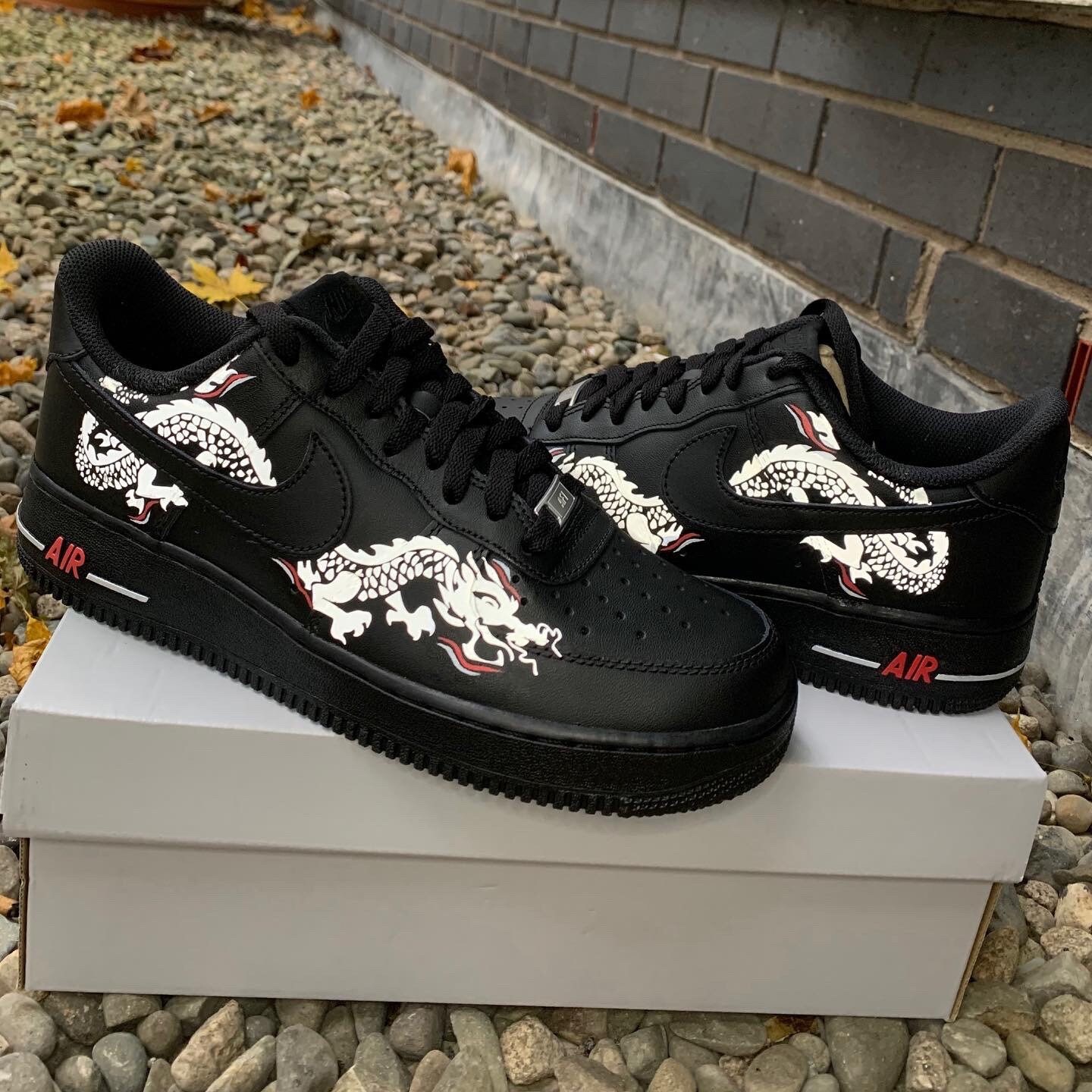 Reflective Dragon Custom Nike Air Force 