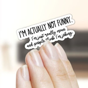 Sarcastic Laptop Decal - best funny laptop stickers, sarcastic water bottle sticker, funny sticker for laptop, sarcastic sticker for laptop