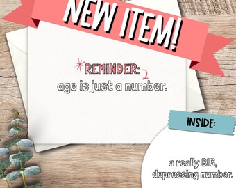 Snarky Birthday Card: Sarcastic Card for Friend, Spouse, Sibling, Husband, Wife