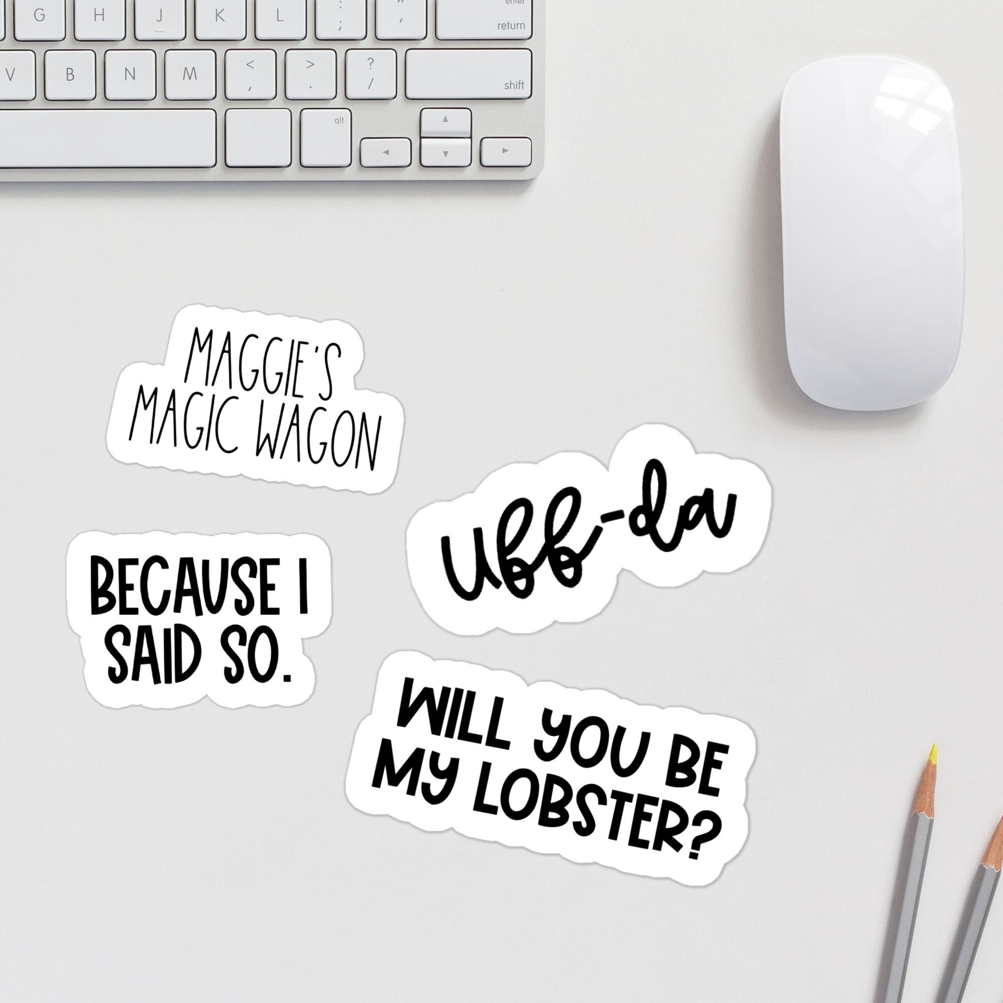 Custom Text Sticker: Design Your Own Laptop Decal - Etsy