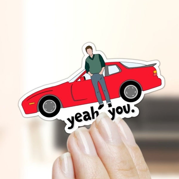 Jake Ryan Sticker - 80's Laptop sticker, Sixteen Candles Sticker, Sticker for laptop, 80s movie stickers, 1980's movies, Jake Ryan car