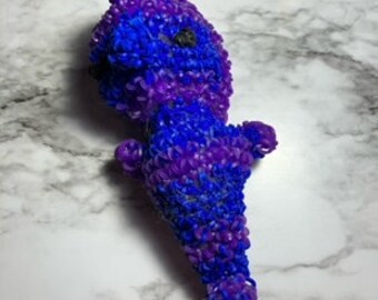 Caballito de mar Loomigurumi (no es mi diseño)