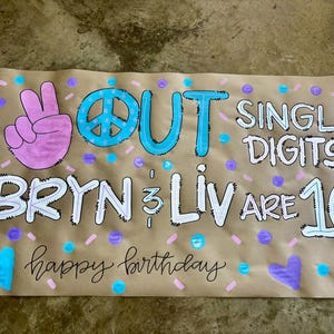 Butcher Paper Banner