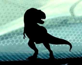 T-Rex Dinosaur Vinyl Decal, Car Window Laptop Sticker