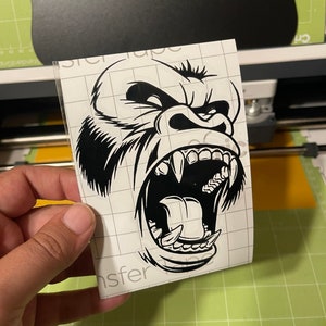 Gorilla vinyl decal
