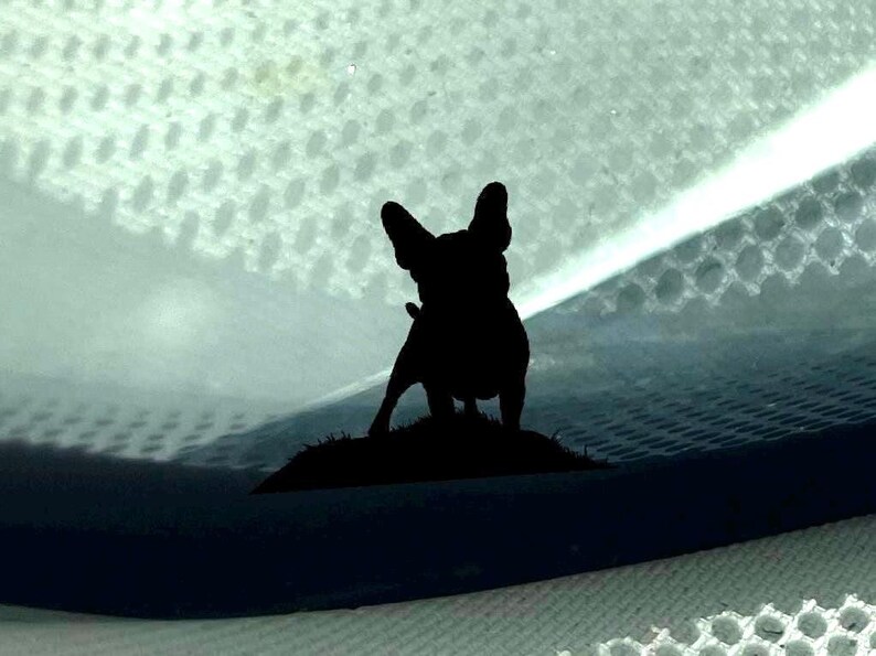 French bulldog windshield easter egg decal, easter egg decals, 4x4 easter egg decal, Frenchie decals, small dog decal, laptop decals, dogs