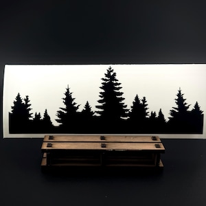 Adesivo per uova di Pasqua con alberi della foresta Whispering Woods - Abbraccia l'incanto della natura - Adesivo per boschi - Adesivo per alberi - Adesivi per auto