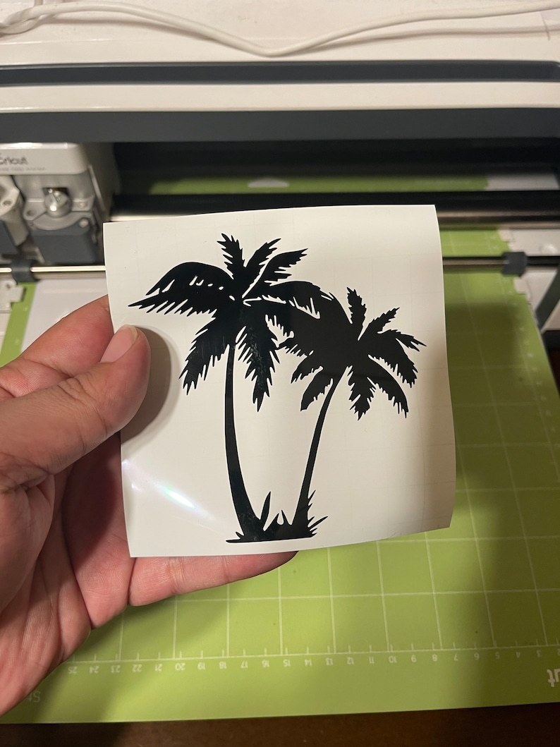 Palm Tree Decal/sticker / Car Window Decal / Wall Decal / Etsy