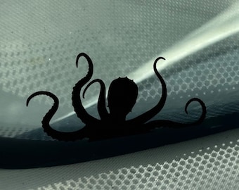 Tiny Kraken Decal - windshield easter egg decal, easter egg decals, 4x4 easter egg decal, pirate decals, kraken stickers , tiny decal