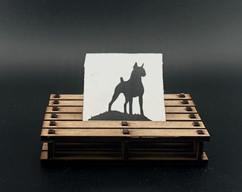 Boxer Dog Car Decal - "Small and Mighty" Vinyl Sticker