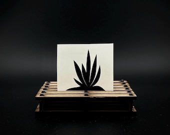 Agave Plant Decal | Minimalist Desert Succulent Vinyl Sticker