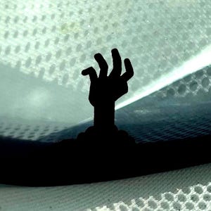 Zombie Hand Car Decal – Horror Window Sticker for Cars, Halloween Vinyl Decoration