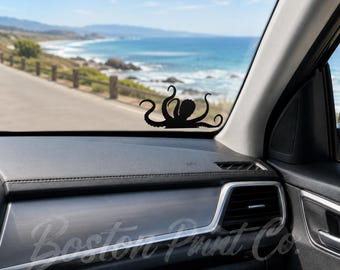 Tiny Kraken Decal | Mini Sea Monster Vinyl Sticker for Car Window, Laptop, Tumbler & Cooler