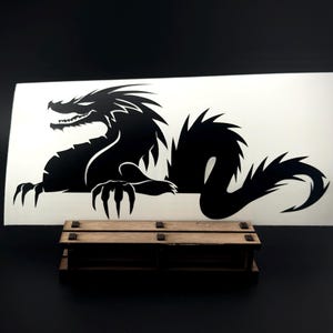 Dragon windshield easter egg decal/ easter egg  decals / 4x4 easter egg decal / fantasy decals / mythical stickers and decal / laptop