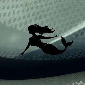 Magische sticker kleine zeemeermin: professioneel vinyl, snelle verwerkingstijden en eenvoudige installatie! - Stickers voor paaseieren - Stickers voor auto's
