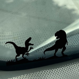 Dinosaur windshield easter egg decal/ easter egg decals / 4x4 easter egg decal / T-Rex decals / Raptor decal / Dino decals / laptop decals