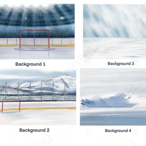 Personalized Hockey Family Print, Billet Family, Hockey Gift (Digital or Print) immagine 5