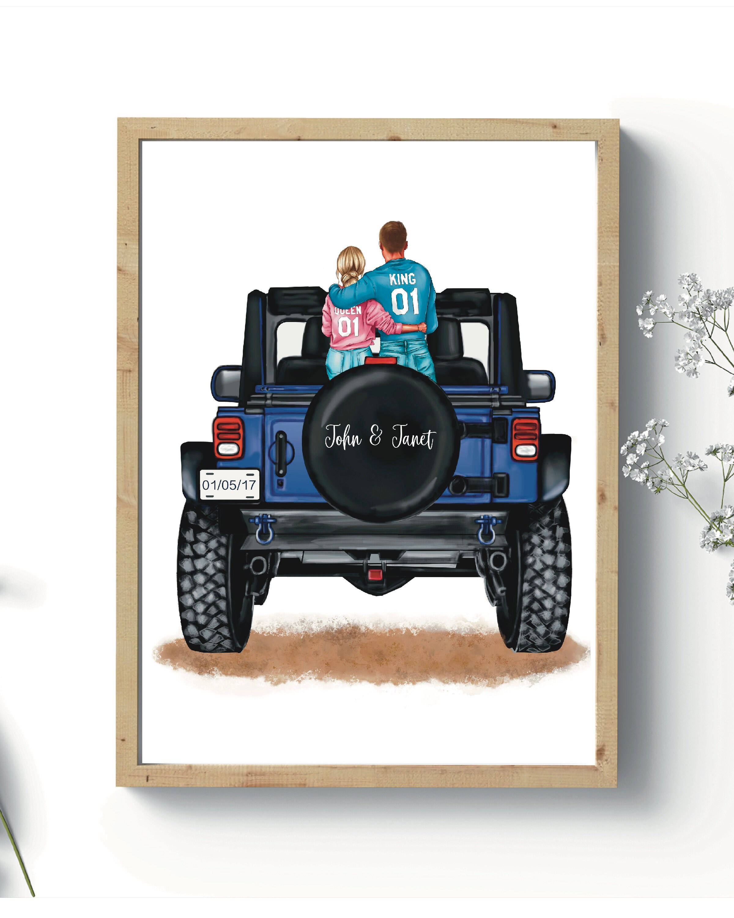 Personalized Print or Ornament /anniversary Gift / Suv/gift - Etsy