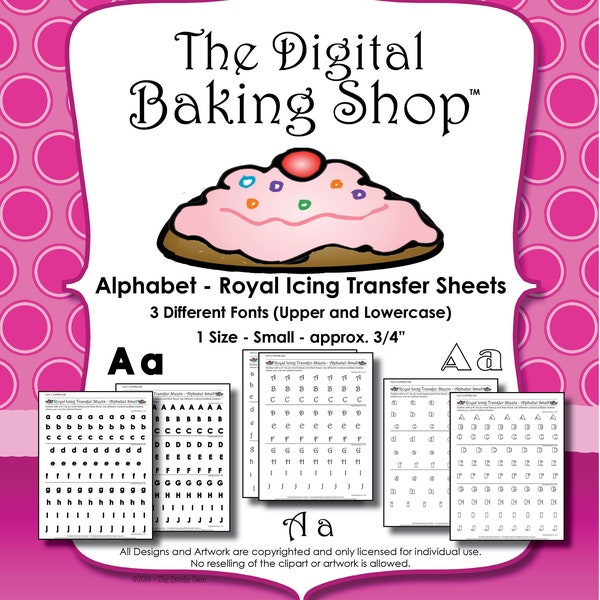 Icing for Letters Font Etsy