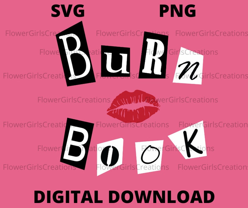 Burn Book SVG PNG - Etsy