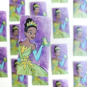 Tiana sticker - Disney princess sticker- princess and the frog sticker- disney smallshop