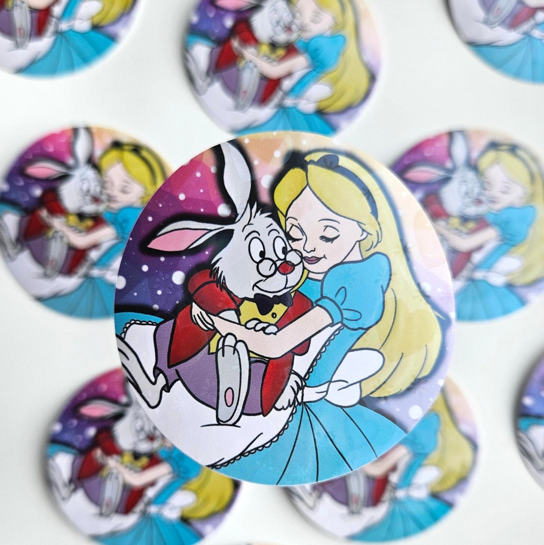 Alice in Wonderland Sticker Cute Disney Sticker Vinyl Sticker Alice and ...