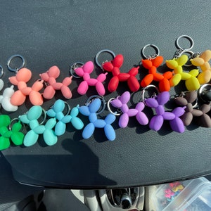 Balloon Dog Keychains