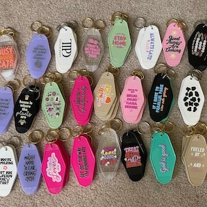 Motel Keychains | Retro, Funny, Trendy