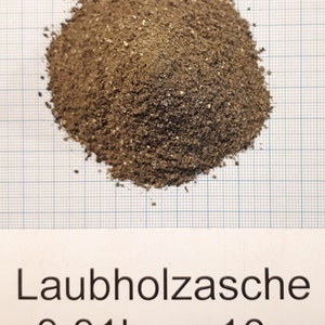Wood ash hardwood ash beech wood ash softwood ash like organic CO2 neutral sustainable ecological VomHochwald