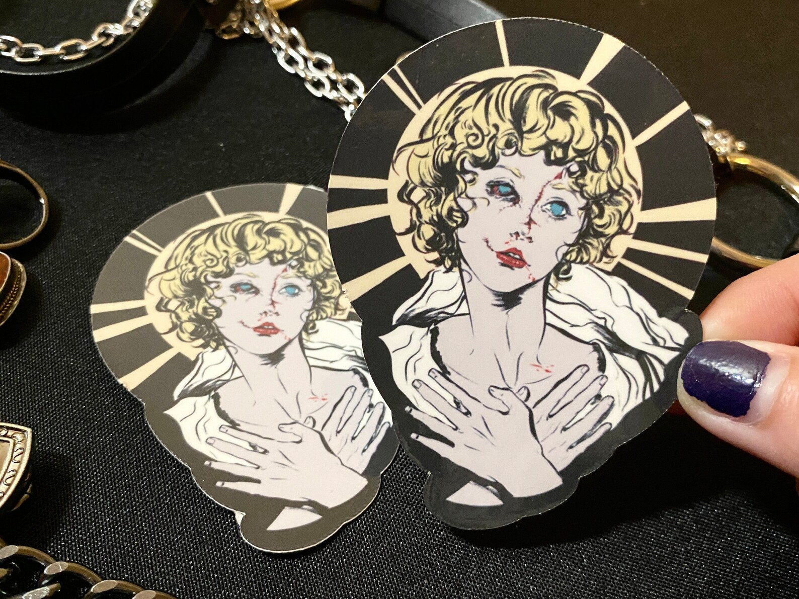 Creepy Gore Sticker Set V2 / Vinilo Impermeable Pegatina Mate Etsy México