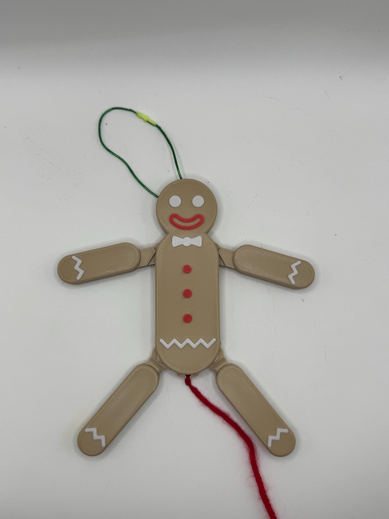 Pull-string Gingerbread Man - Etsy
