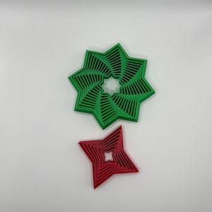 3D Fidget Star - Spiral Fractal Anti-Stress Spielzeug 17cm