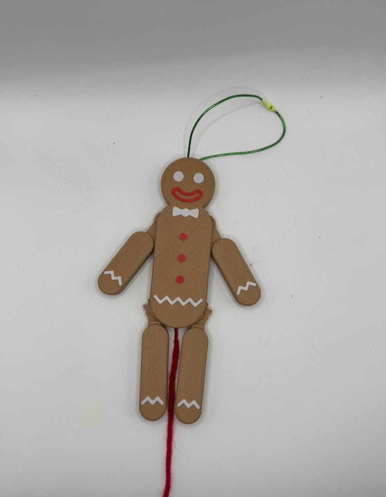 Pull-string Gingerbread Man - Etsy