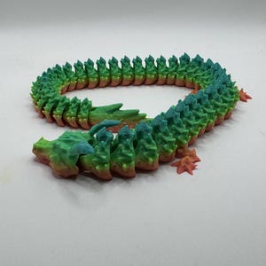 Articulated Dragon | Elegant Dragon Articulated Figurine - Unique Fantasy Home Decor